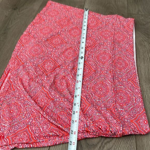 Coolibar Big Wave Pink Print Mid Rise Lined Swim Skirt Skort Size XL - Picture 10 of 12